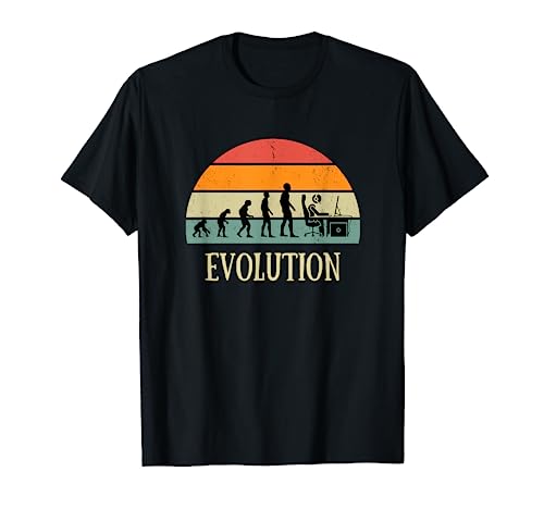 Evolution gamer cadeau geek homme humour gamer ado T-Shirt
